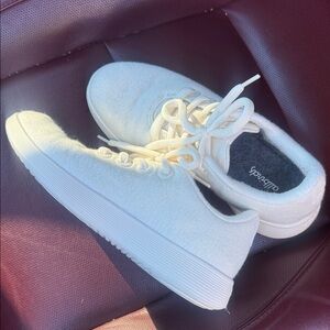 Allbirds Off-White Wool Runner Sneakers